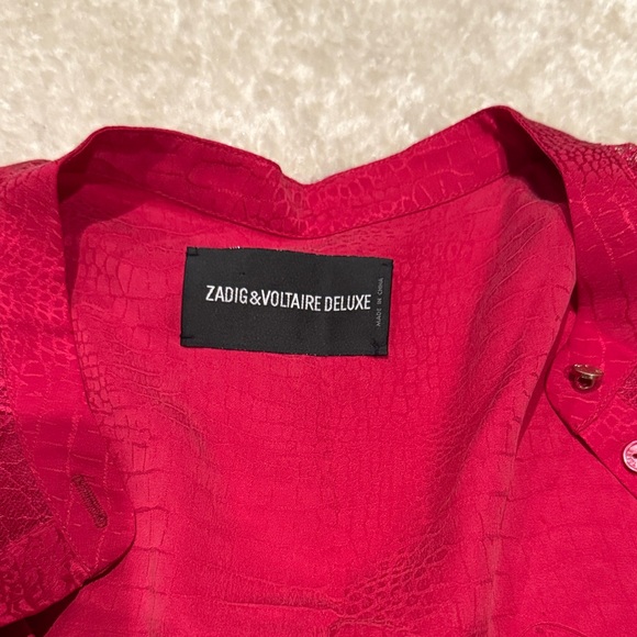 Zadig & Voltaire Red Textured dress - Picture 1 of 3